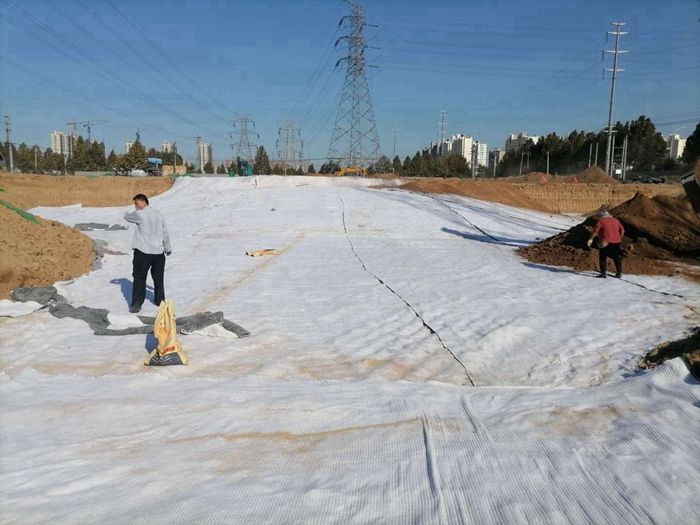 水池沟渠混凝土毯 新型水泥毯 柔性水泥纤维毯 诺来研发定制
